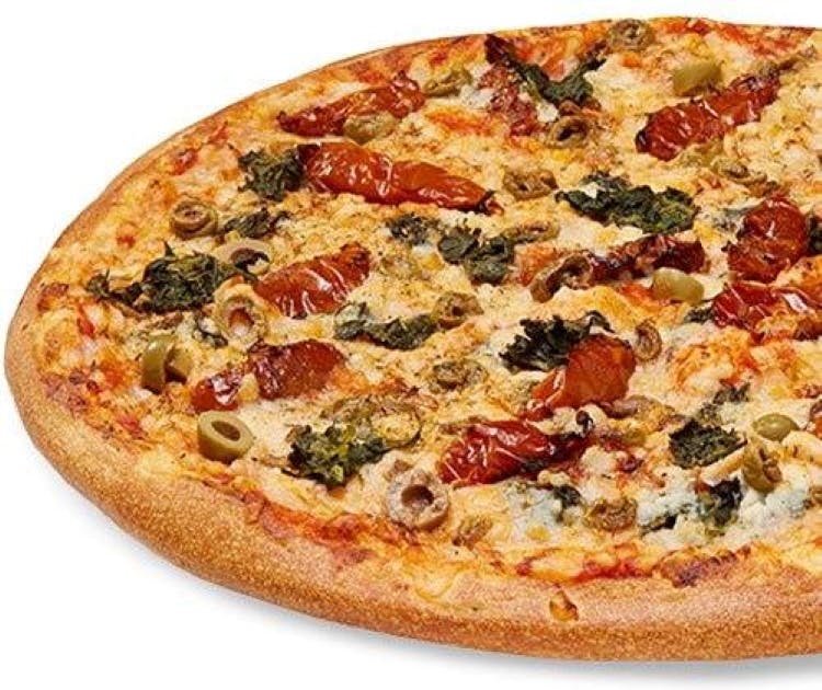 Order Vegan Tuscano Topper Pizza - Small 9'' (4 Slices) food online from Toppers Pizza store, West Bend on bringmethat.com