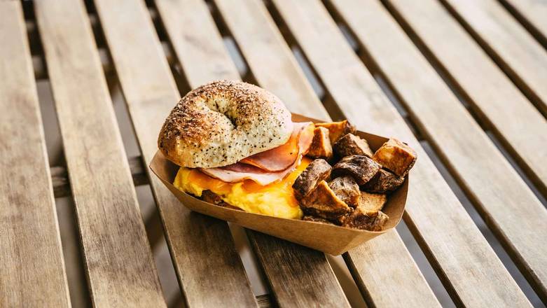 Order Ham Egg and Cheese food online from Woodgrain Bagel store, Boulder on bringmethat.com