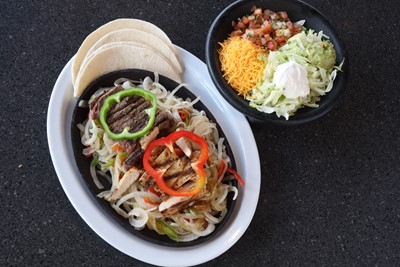 Order Mesquite-Grilled Sirloin Fajitas food online from Tumbleweed Tex Mex Grill store, New Albany on bringmethat.com