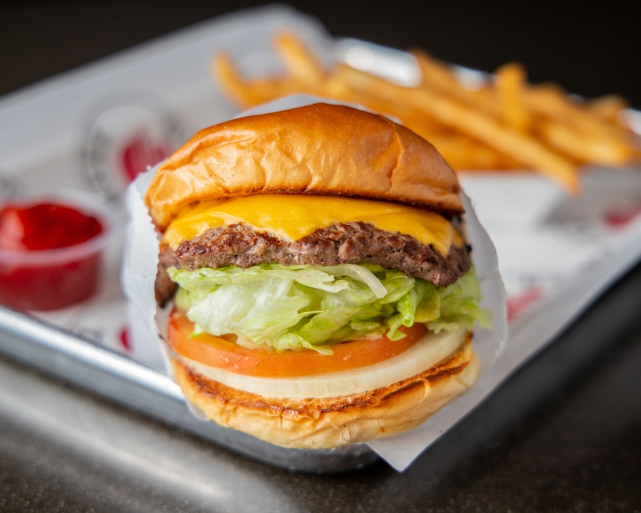 Order 1/3 Lb Cheeseburger food online from Nexx Burger store, Downey on bringmethat.com