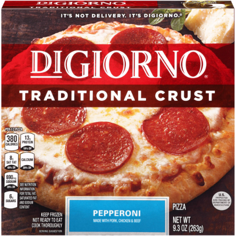 Order DiGiorno For One Pepperoni Pizza 9.3oz food online from 7-Eleven store, Fredericksburg on bringmethat.com