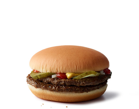Order Double Hamburger food online from Mcdonald'S® store, Oak Brook on bringmethat.com