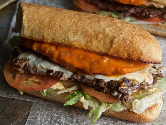 Order Stinger Sub 6" food online from Jim's SteakOut store, Buffalo on bringmethat.com