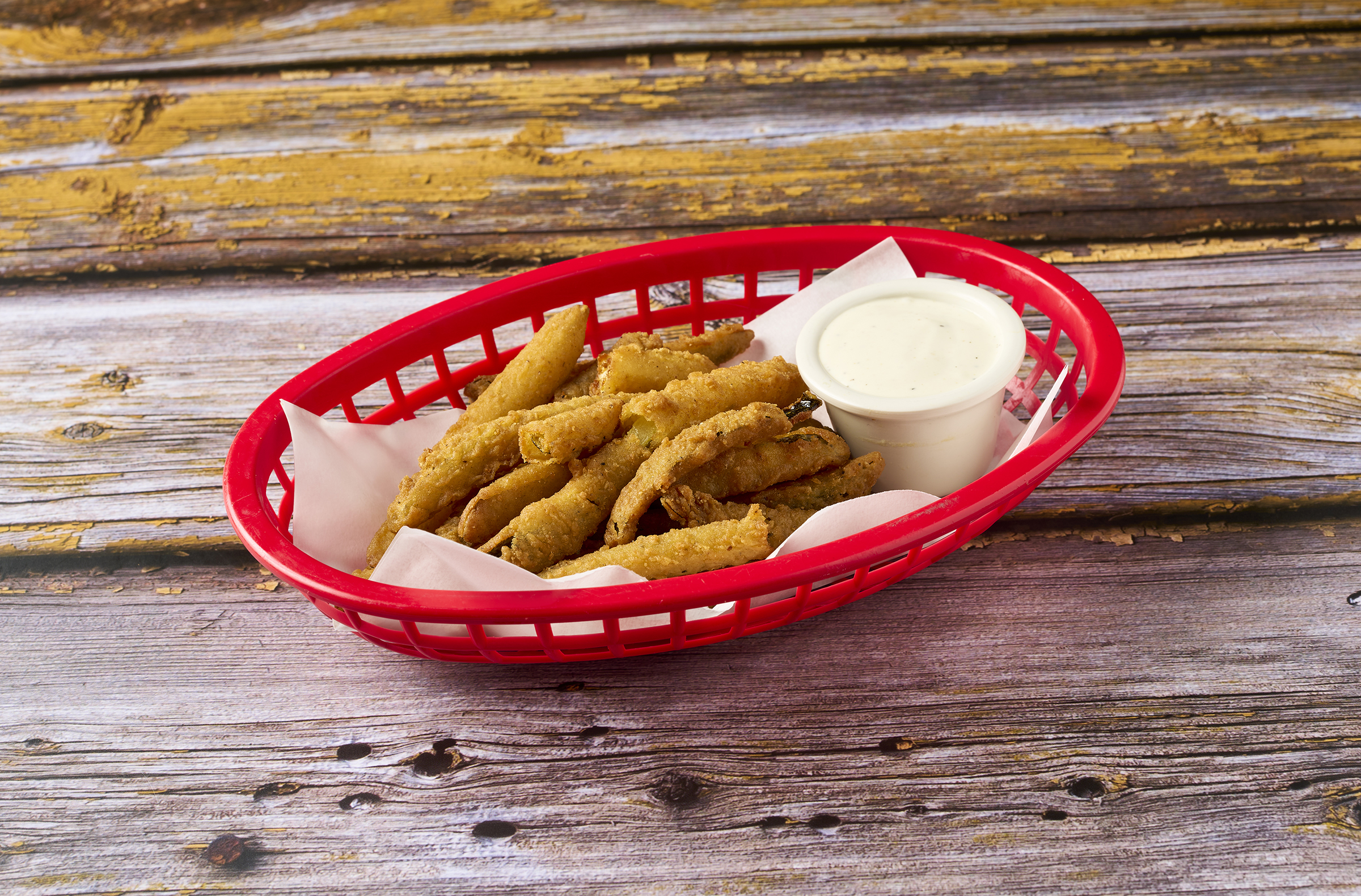 Order Fried Pickles food online from The Axe Bar store, Champaign on bringmethat.com