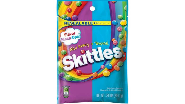 Order Skittles Flavor Mash-Ups Wild Berry And Tropical Candy food online from Anderson Convenience Markets #140 store, Omaha on bringmethat.com