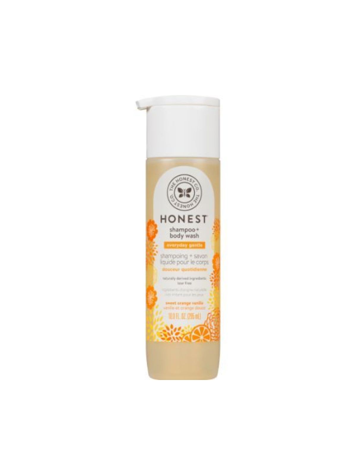 Order The Honest Company Sweet Orange Vanilla Shampoo and Body Wash (10 oz) food online from Stock-Up Mart store, Minneapolis on bringmethat.com