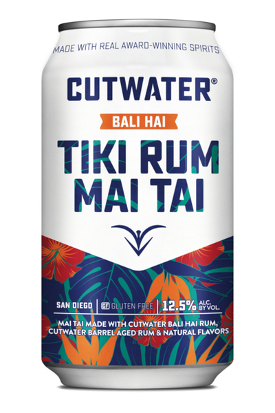 Order Cutwater Tiki Rum Mai Tai 12 oz. food online from Village Wine & Spirits store, Ventura on bringmethat.com