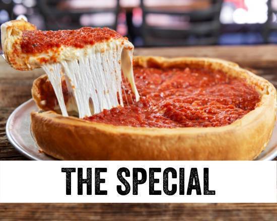 Order The Special Deep Dish Pizza food online from Giordano store, Canton on bringmethat.com