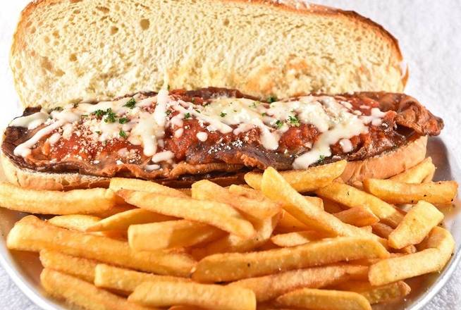 Order Eggplant Parmesan Sub food online from Freddy's Pasta and Pizza store, Gaithersburg on bringmethat.com