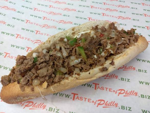 Order 8" Pepper Cheesesteak food online from Famous Philly Cheesesteak & Wings store, Denver on bringmethat.com