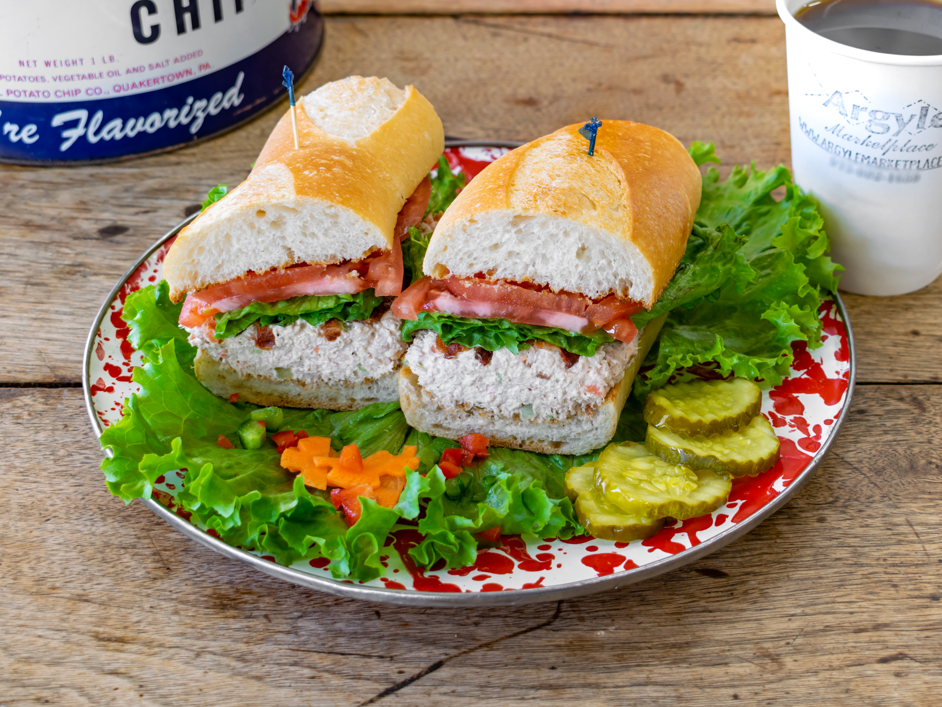 Order Super Tuna Sandwich food online from Argyle Marketplace store, Livingston on bringmethat.com