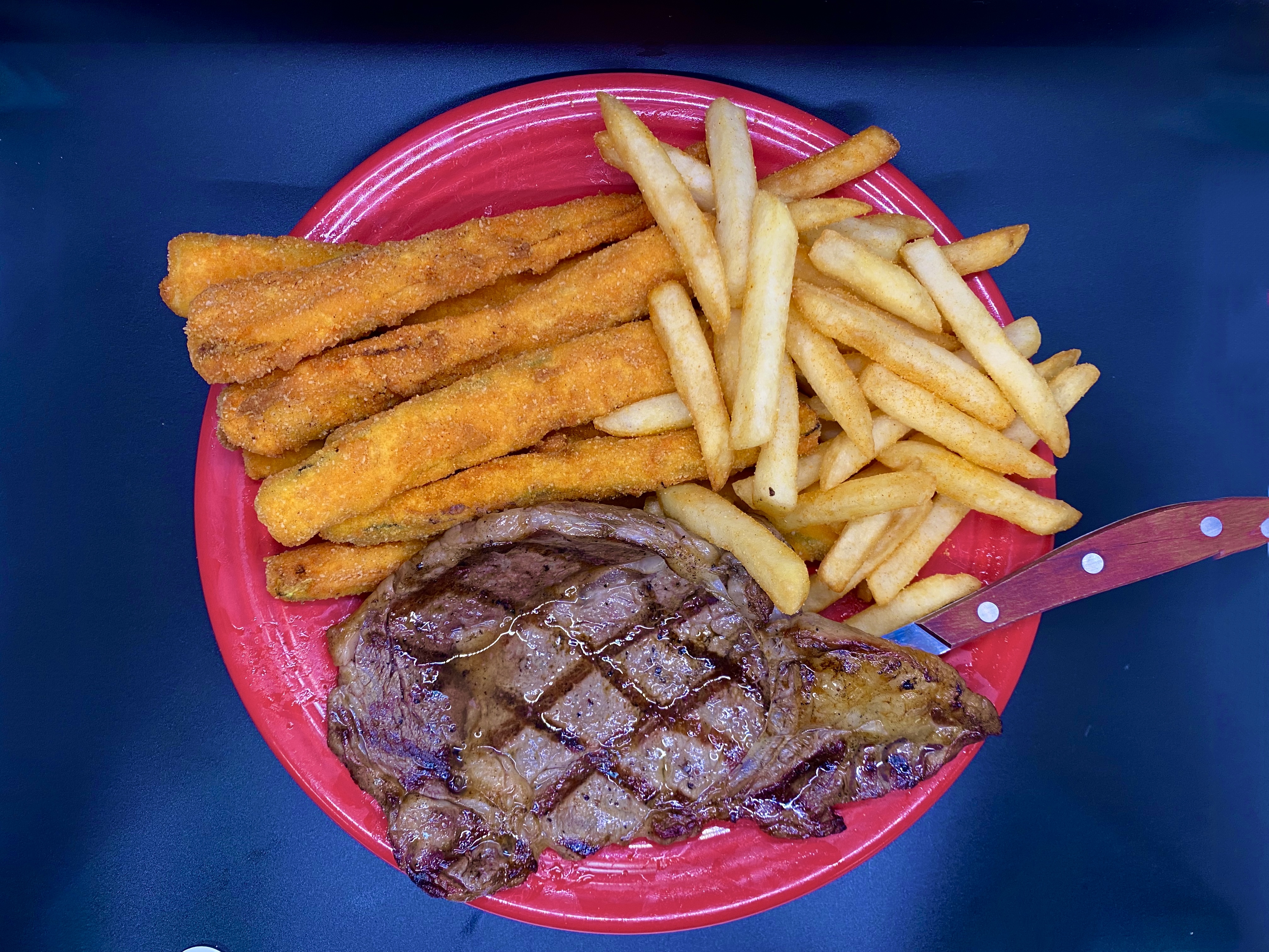 Order Rib Eye Steak Dinner food online from The Workz store, Lancaster on bringmethat.com