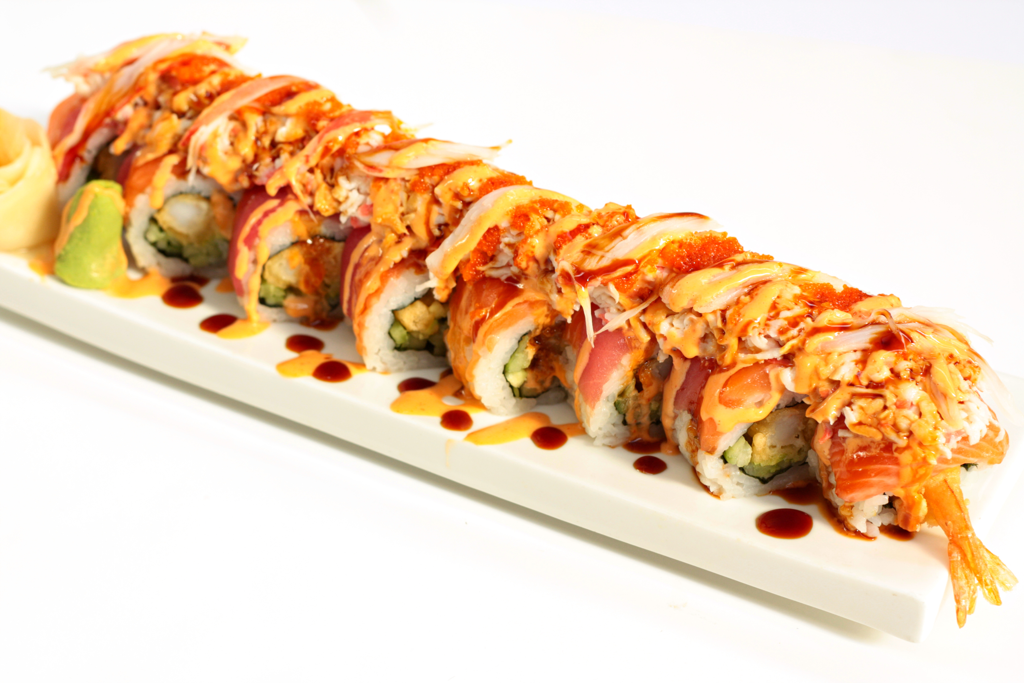 Order H3. Volcano Roll food online from Kuishibo store, San Francisco on bringmethat.com