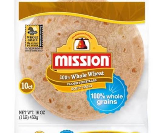 Order Mission Whole Wheat Tortillas (16 oz) food online from Ctown Supermarkets store, Uniondale on bringmethat.com
