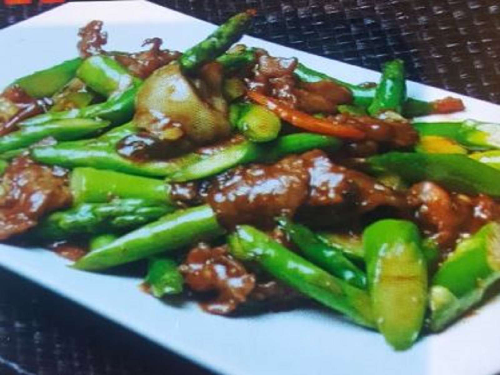 Order Asparagus Beef food online from China Wok store, Palm Desert on bringmethat.com
