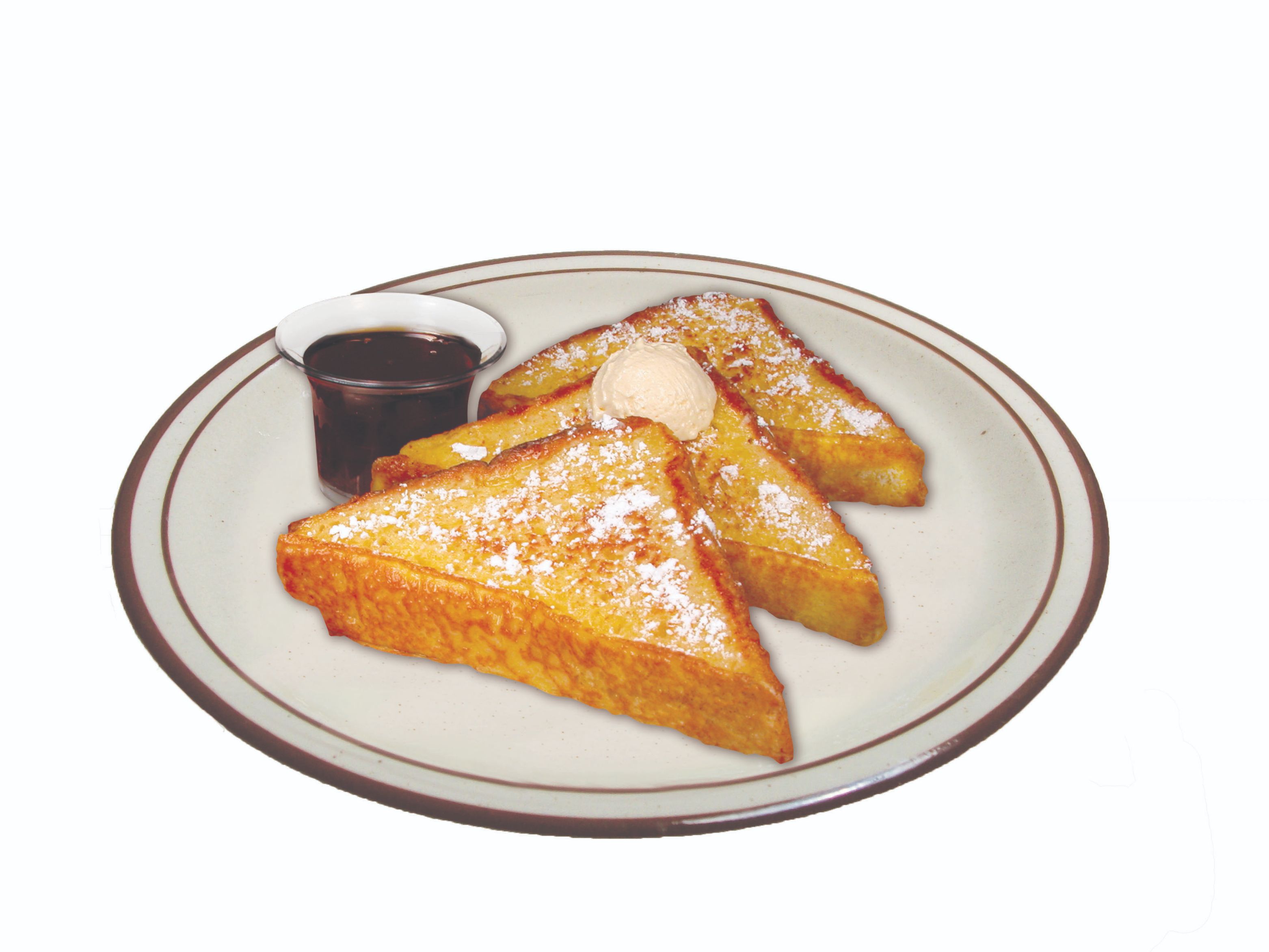 Order Double Thick French Toast food online from George Webb store, Milwaukee on bringmethat.com