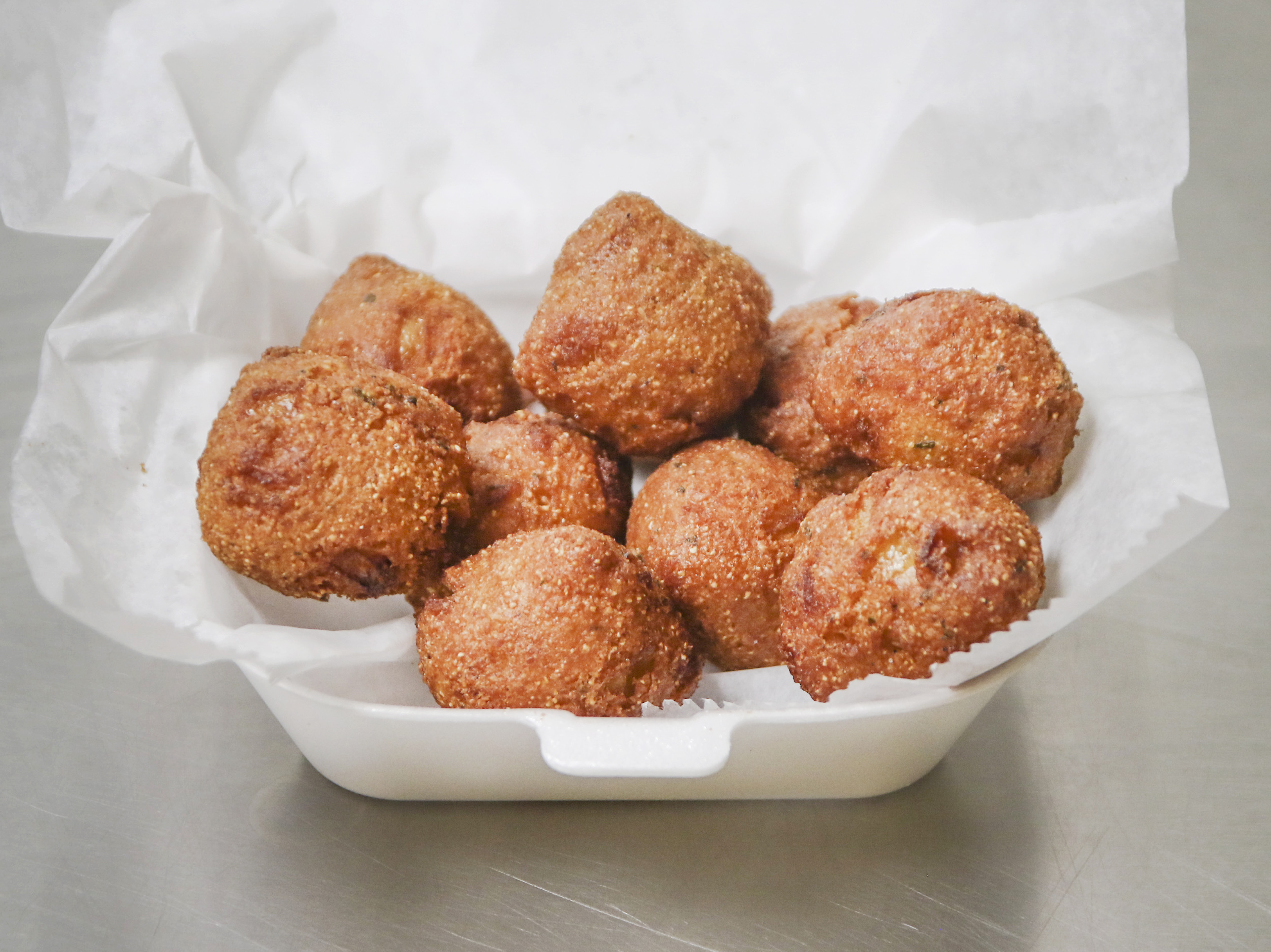 Order Hush Puppies food online from Motown Fish & Shrimp store, Clinton Township on bringmethat.com