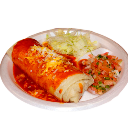 Order Pastor Wet Burrito food online from Rivas Mexican Grill #2 store, Las Vegas on bringmethat.com