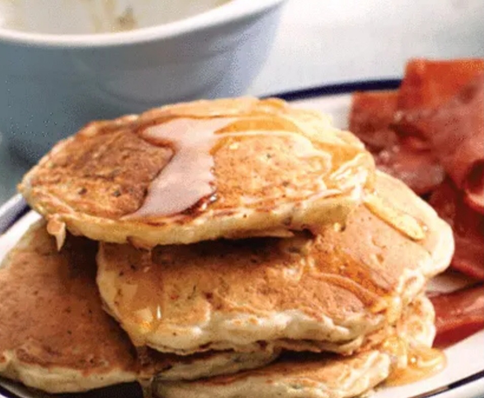 Order Pancakes, Turkey Bacon  food online from Bagels & More store, Edgewater on bringmethat.com