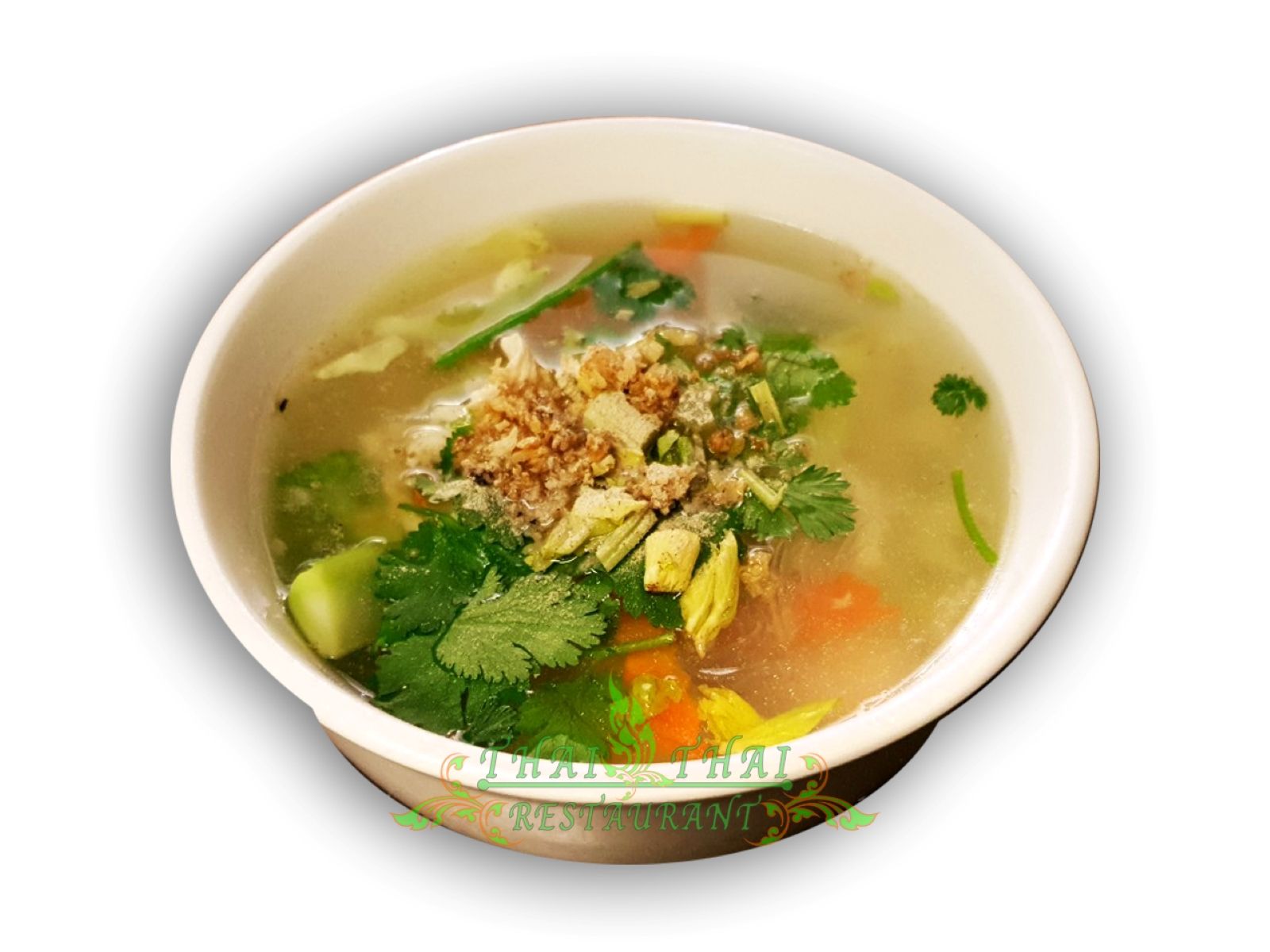Order S6. Glass Noodle Soup food online from Thai Thai Restaurant store, Fallbrook on bringmethat.com
