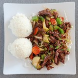 Order Mongolian Beef food online from Joy Teriyaki store, Troutdale on bringmethat.com