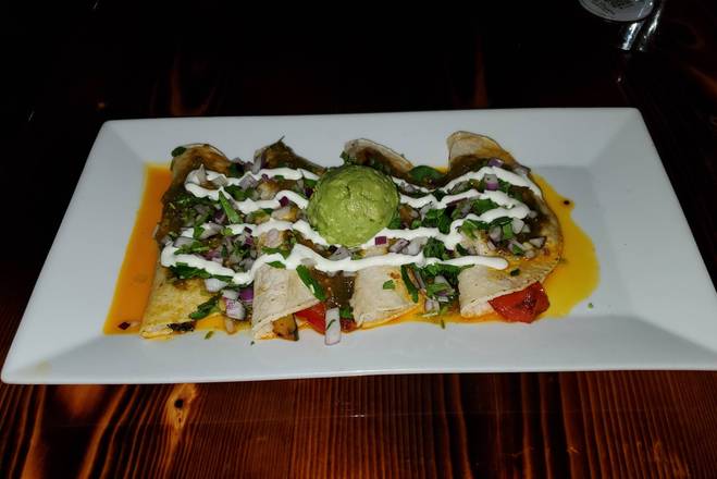 Order Veggie Canasta Tacos food online from La Posada Restaurant & Buffet store, Somerville on bringmethat.com