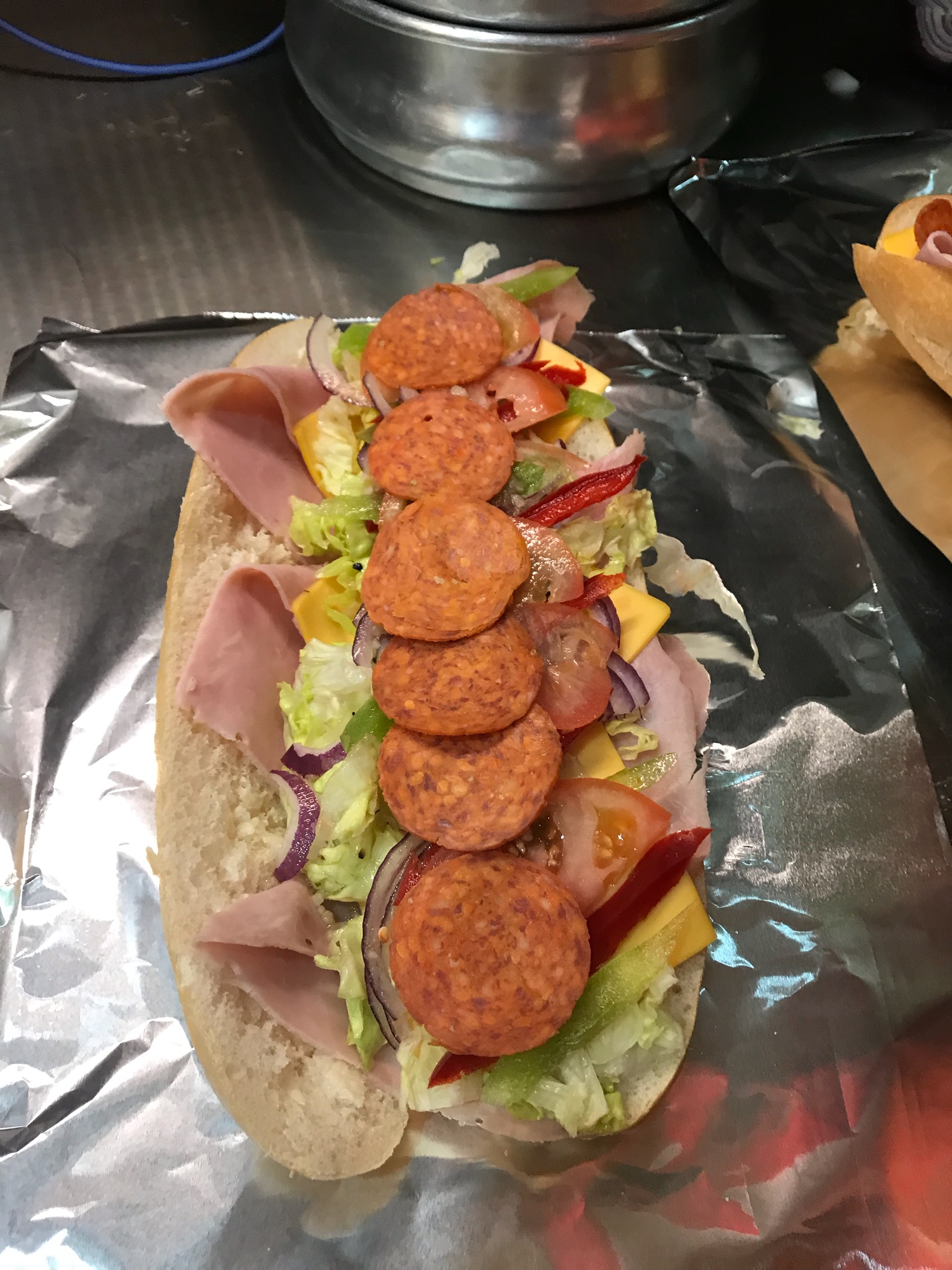 Order 72. Italian Combo Sub food online from Noel's Pizza store, New York on bringmethat.com