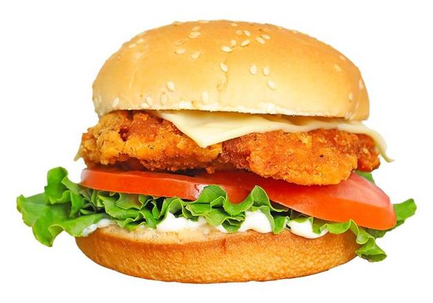 Order Spicy Chicken Sandwich food online from Shake N Buns store, Bakersfield on bringmethat.com