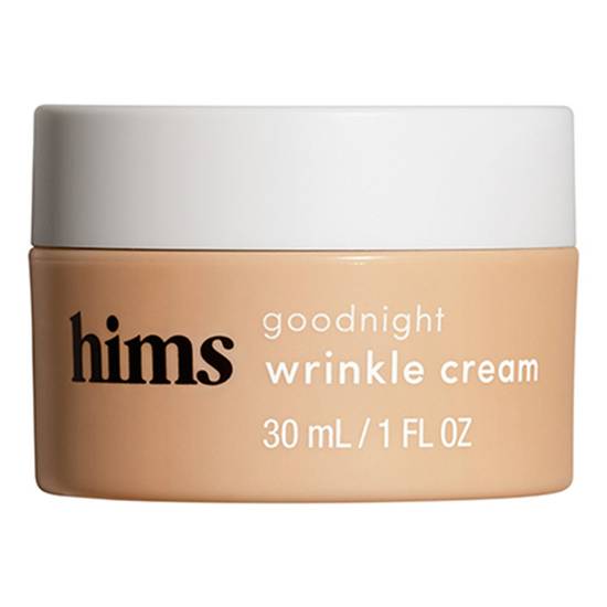 Order hims goodnight wrinkle Cream - caffeine-infused moisturizer and de-puffer (1 fl oz) food online from Hims & Hers Health And Wellness store, Atlanta on bringmethat.com