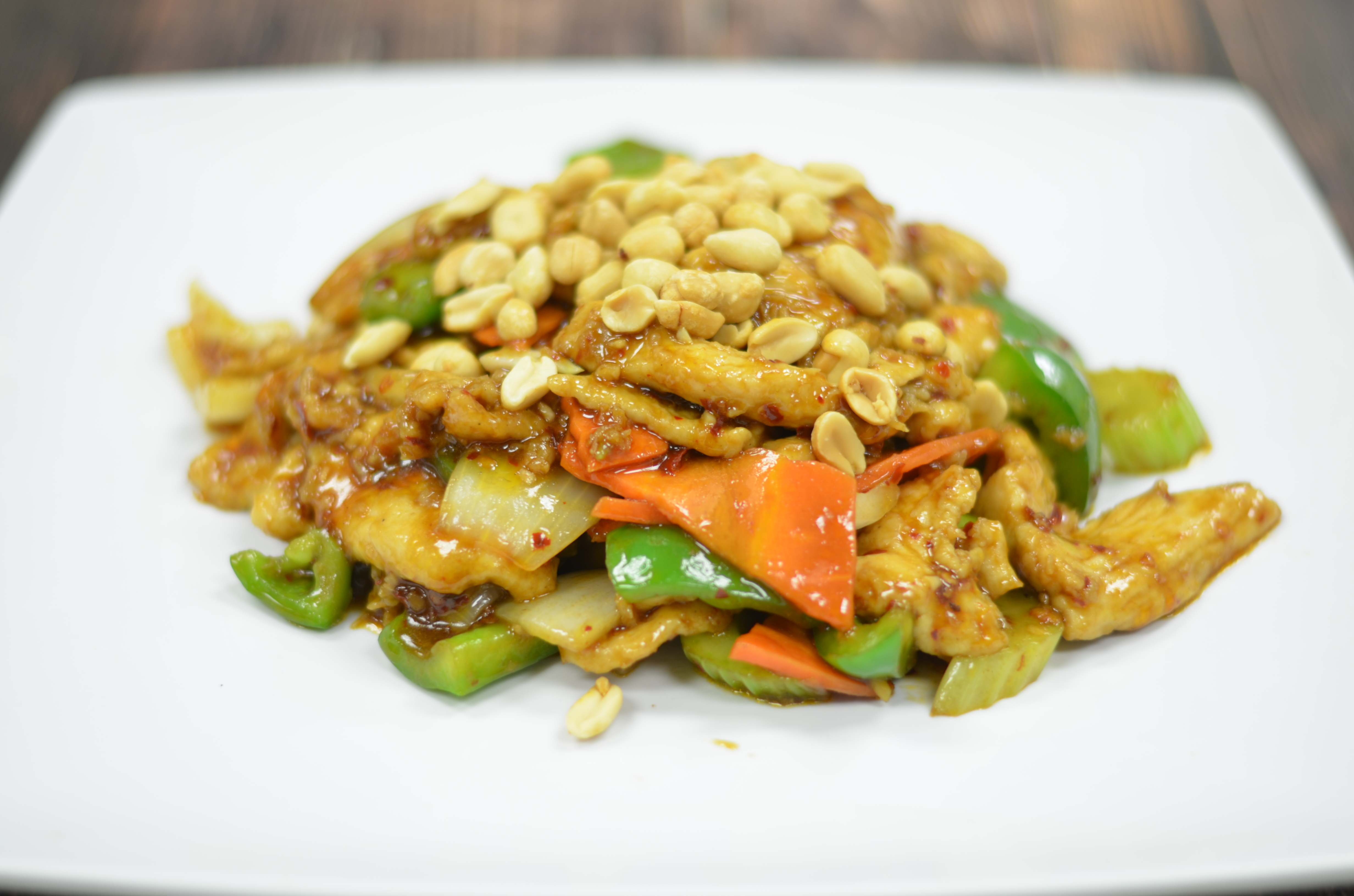 Order Kung Pao Chicken food online from Yumi Cafe store, Richmond on bringmethat.com