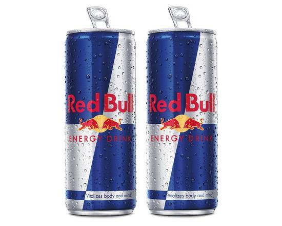 Order 2-Pack Red Bull Energy Drinks food online from The Philly Cheesesteak Company store, Lansing on bringmethat.com