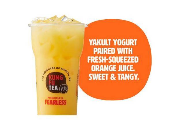 Order Yogurt Orange food online from Kung Fu Tea store, Springfield on bringmethat.com