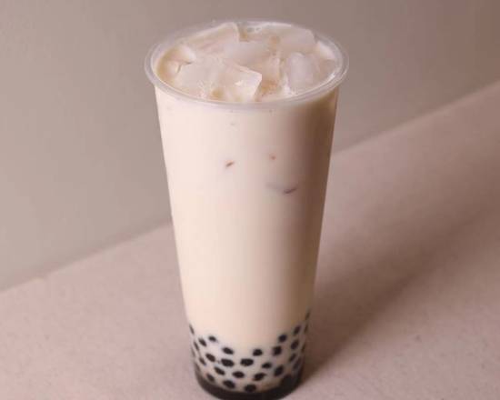 Order Jasmin Green Milk Tea food online from Bobabora store, Walnut on bringmethat.com