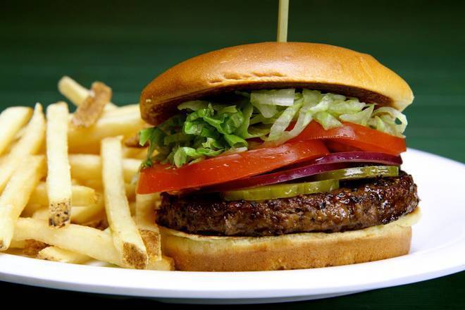 Order Build Your Own Premium Blend Burger food online from Beef 'O' Brady's store, Granger on bringmethat.com