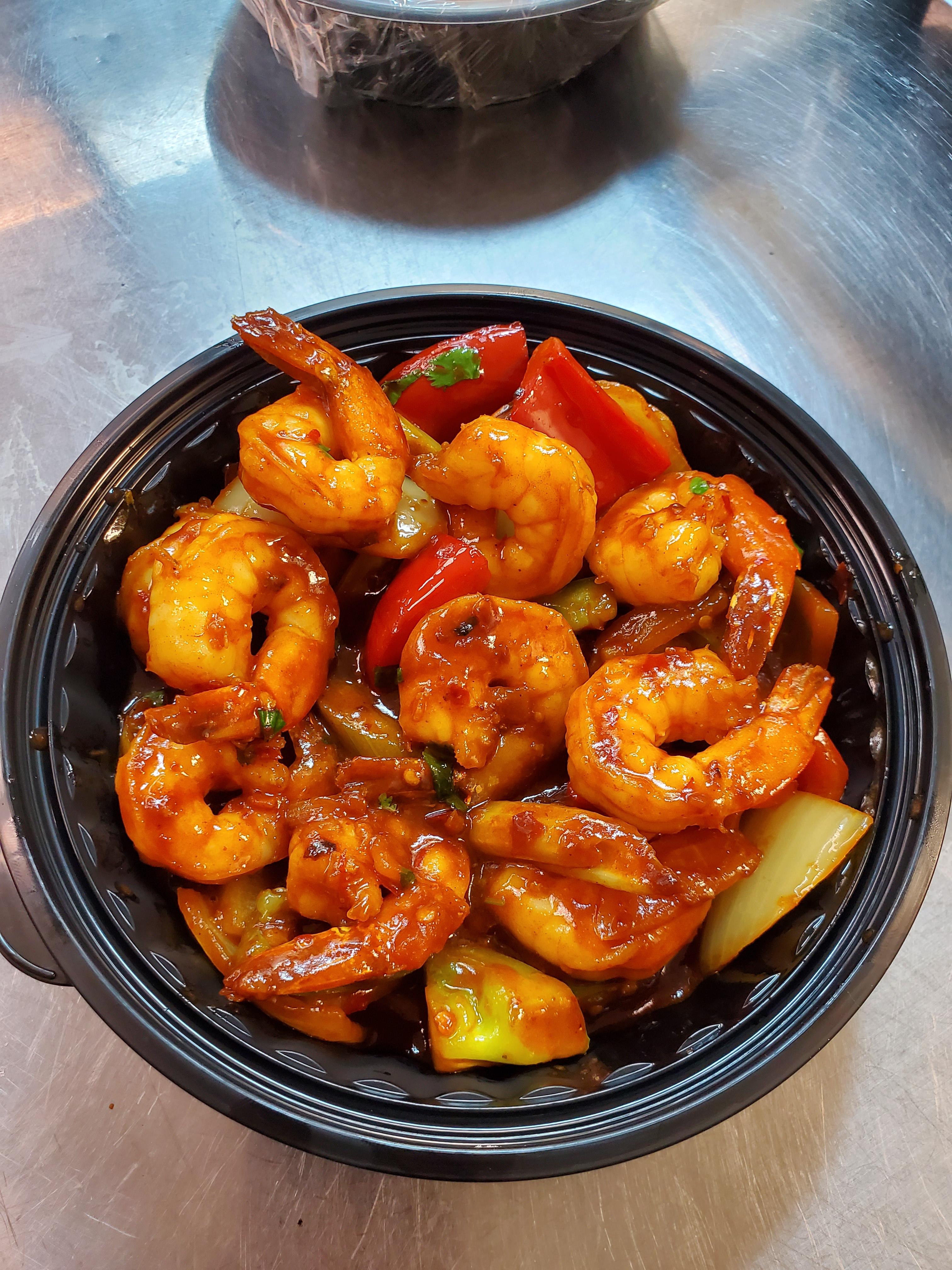 Order Chili Shrimp food online from Himalayan Restaurant store, Niles on bringmethat.com