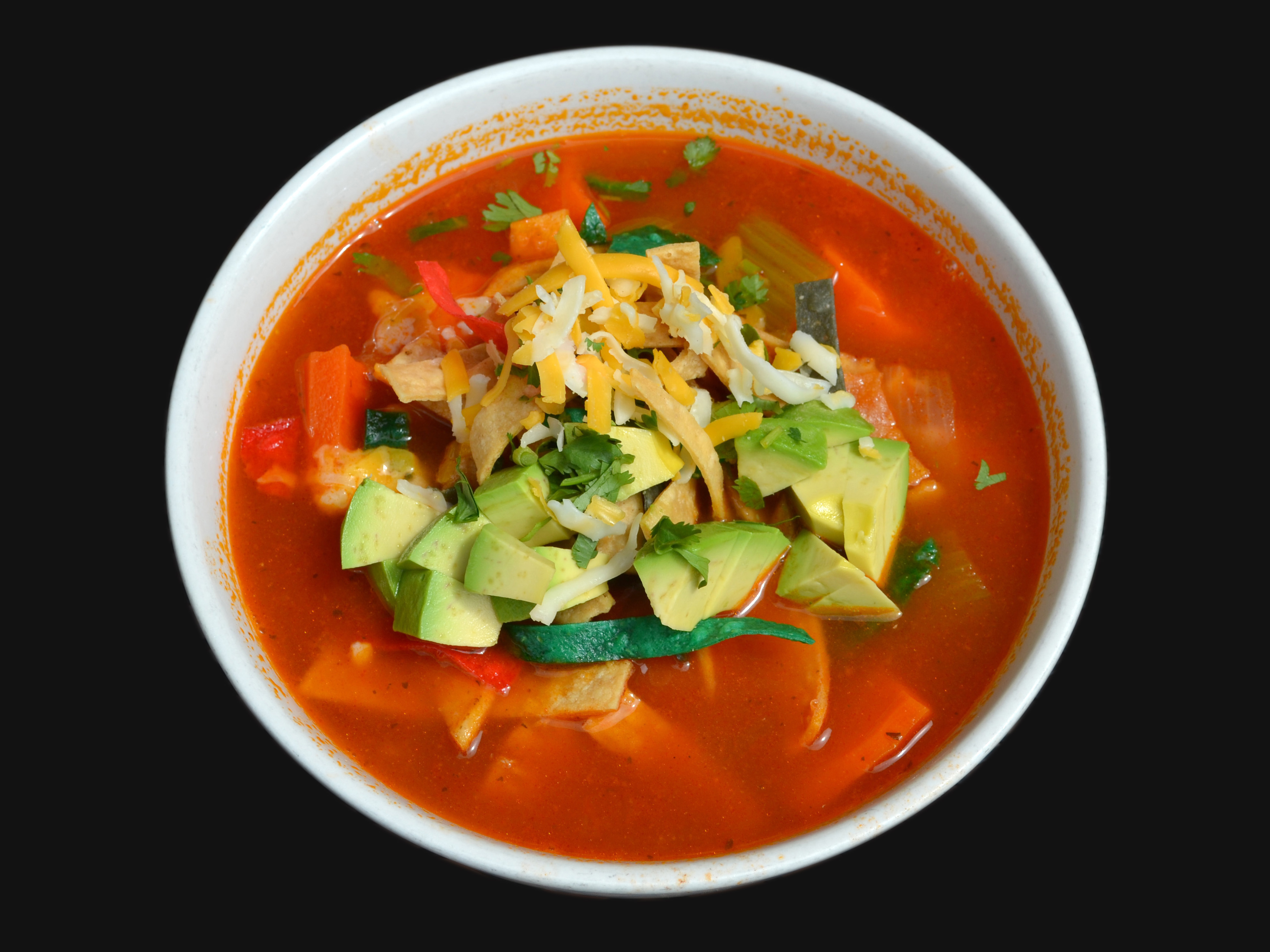 Order Chicken Tortilla Soup food online from Guahan Grill store, Oceanside on bringmethat.com