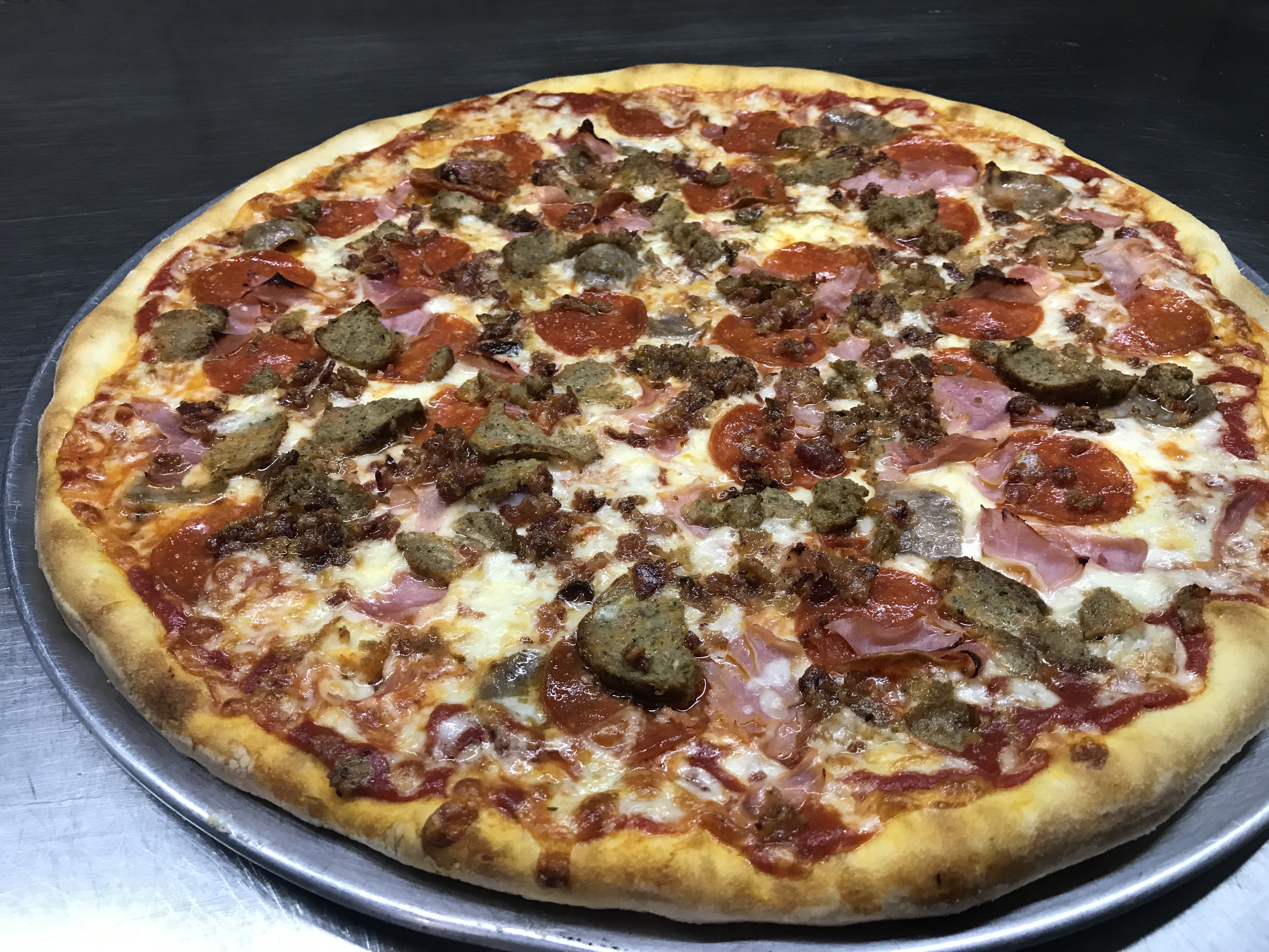 Order 16" Large Brothers Special Pizza food online from Nino's Pizza & Restaurant store, Hillsdale on bringmethat.com