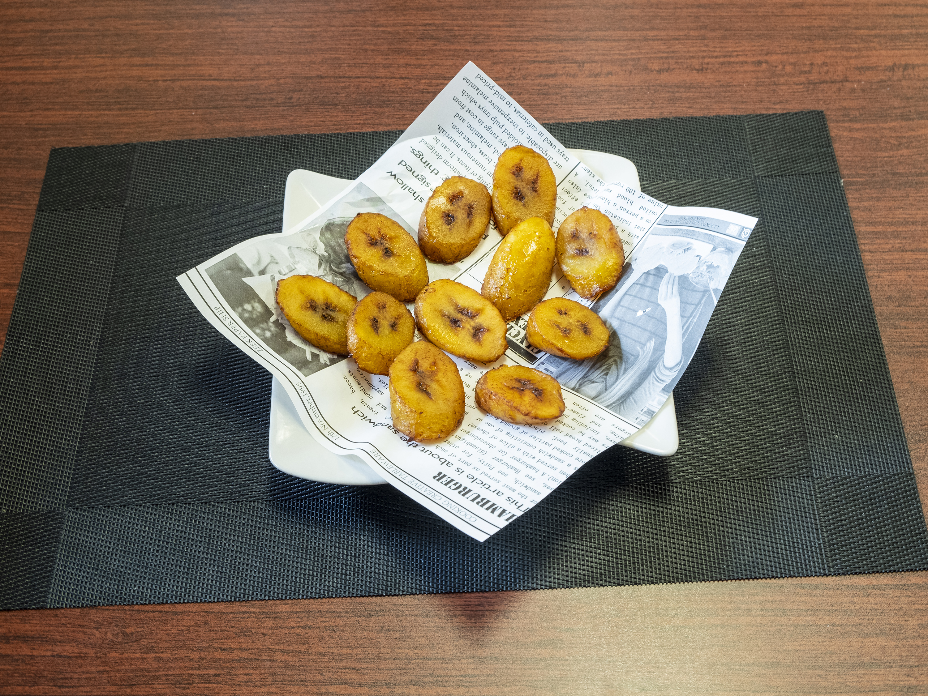 Order Fried Plantains food online from Charkoal Portuguese Grill store, Berkeley Heights on bringmethat.com