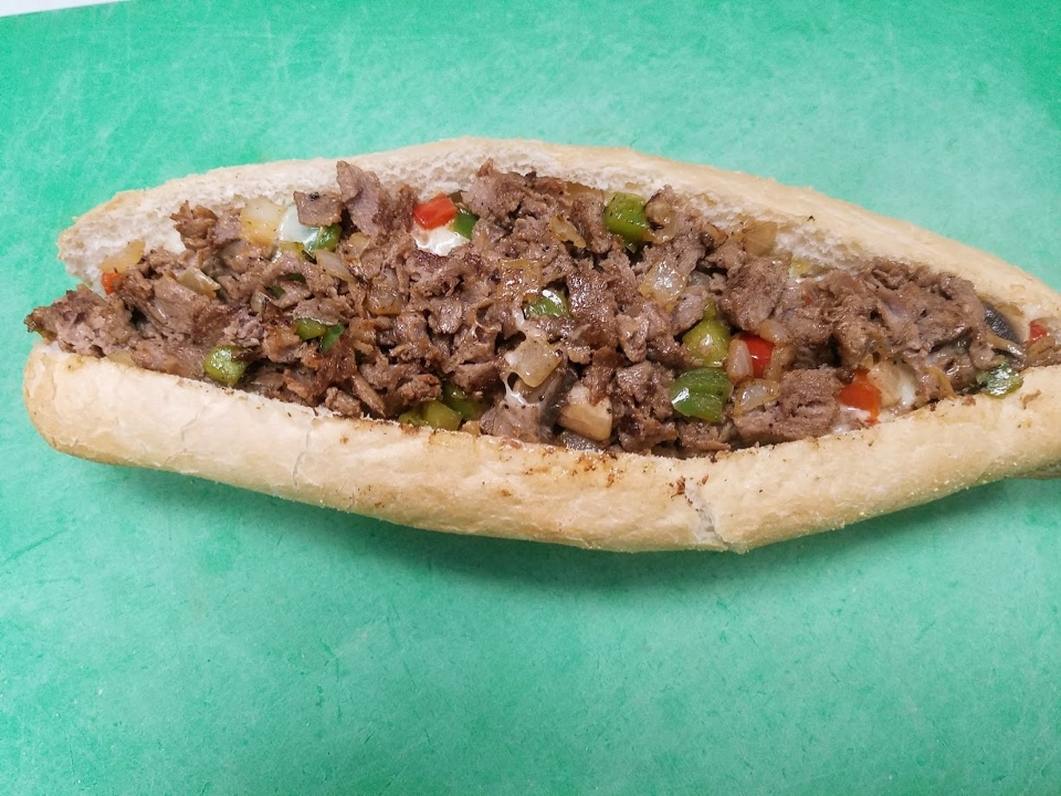 Order 12" Pepper Cheesesteak food online from Taste of Philly store, Fort Collins on bringmethat.com