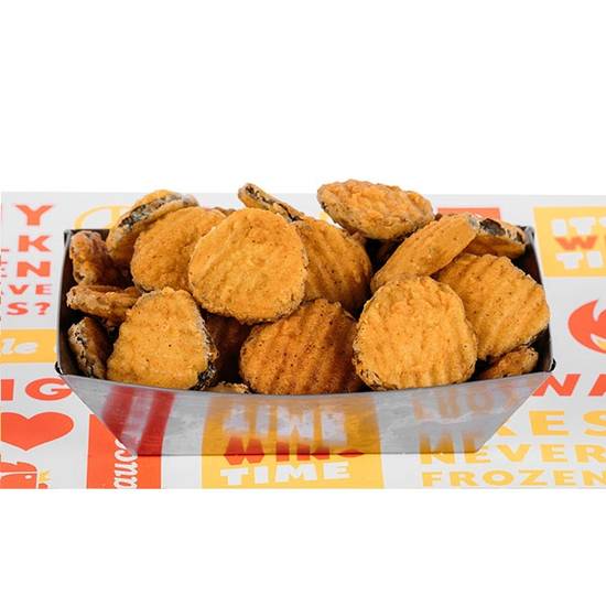 Order famous fried pickles* food online from Wingstand By Jefferson store, Kansas City on bringmethat.com