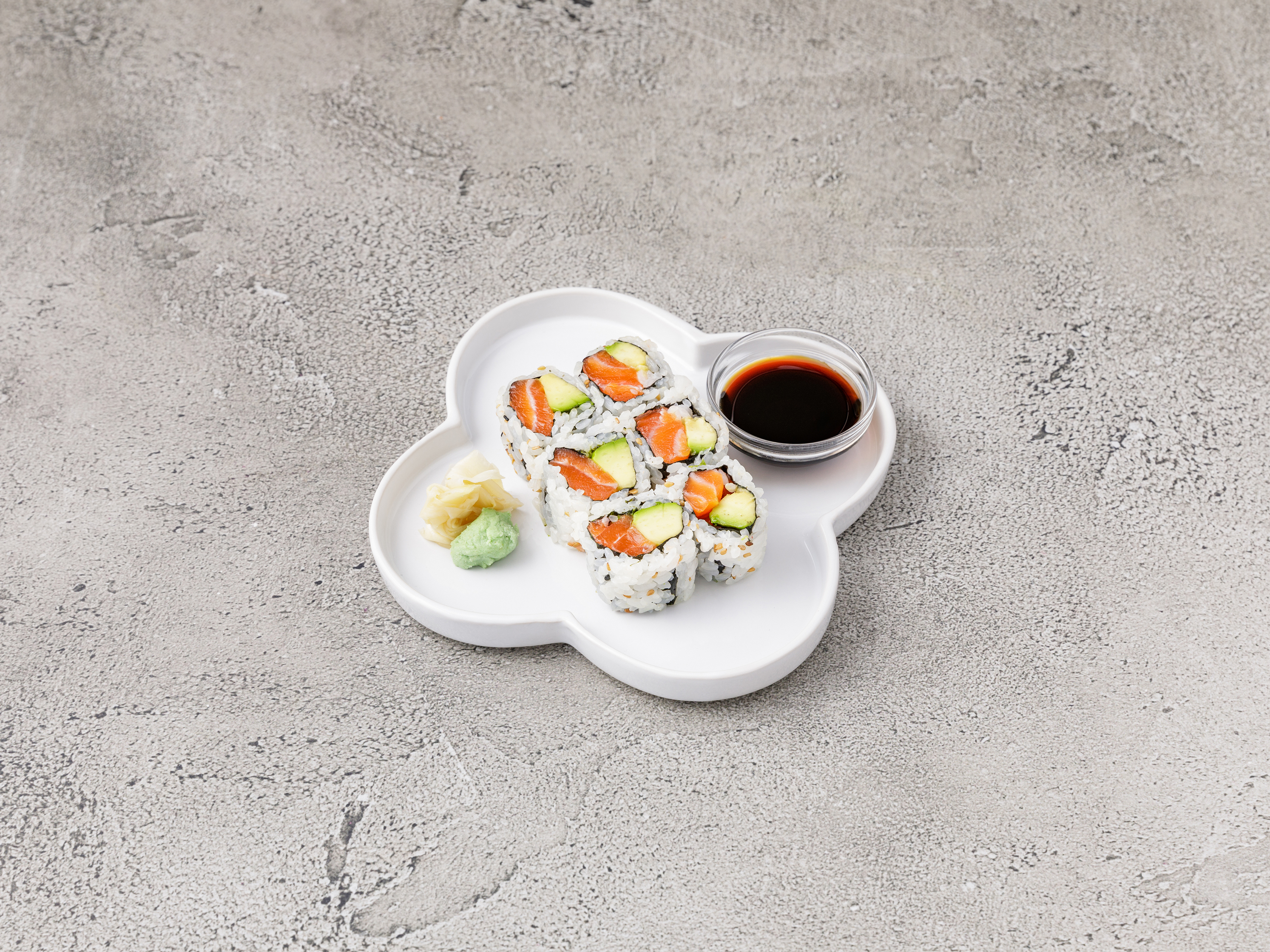 Order Salmon Avocado Roll food online from Yamafuji Sushi store, Westport on bringmethat.com