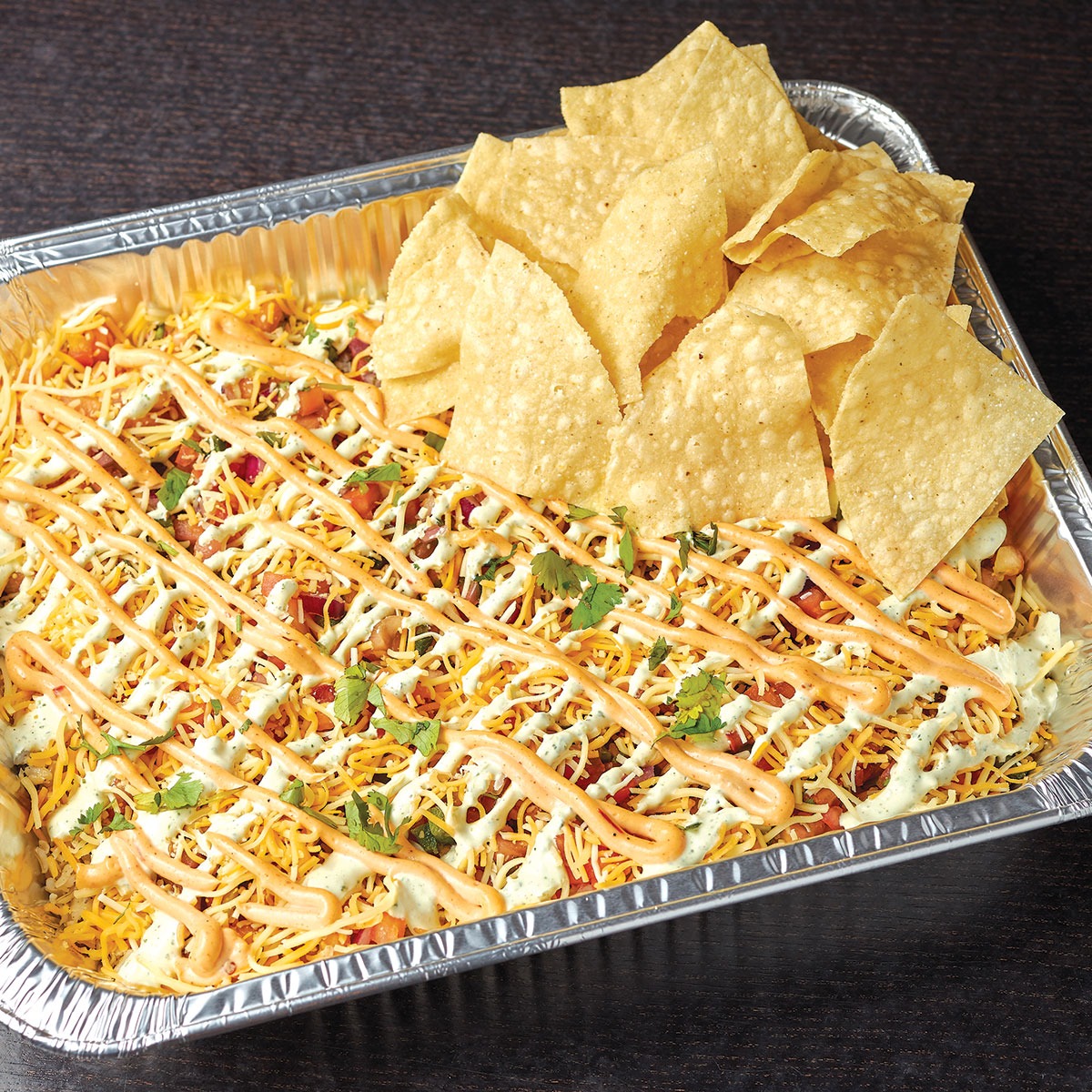 Order Taco Dip & Chips food online from Guac Shop Mexican Grill store, Jericho on bringmethat.com