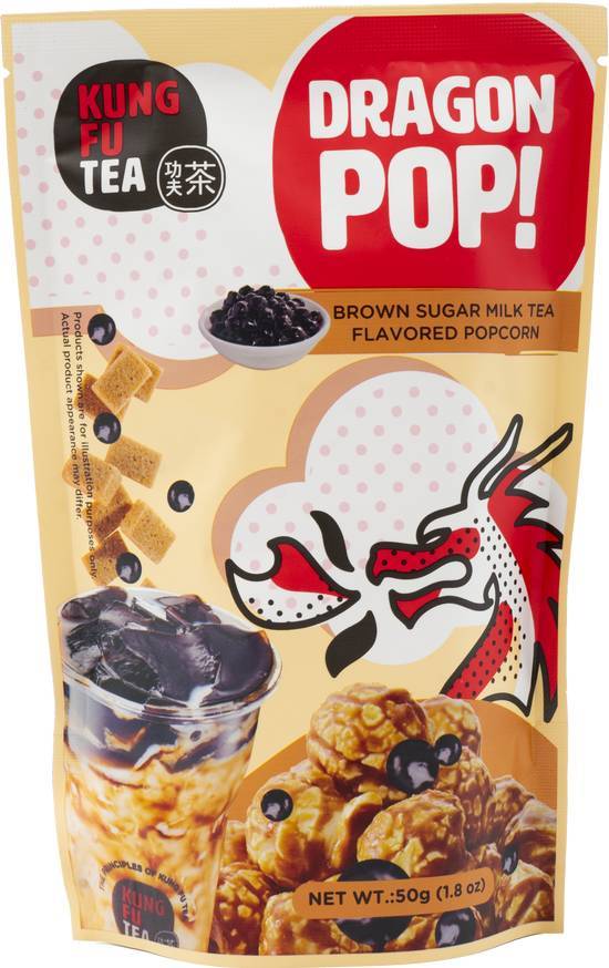 Order KFT Dragon Pop (Single)-Brown Sugar Milk Tea food online from Kung Fu Tea store, Canton on bringmethat.com