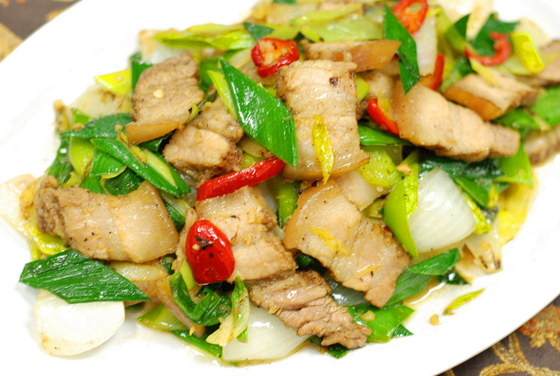 Order Salted Pork Belly with Leeks 蒜苗鹹豬肉 food online from 101 Taiwanese store, Reno on bringmethat.com