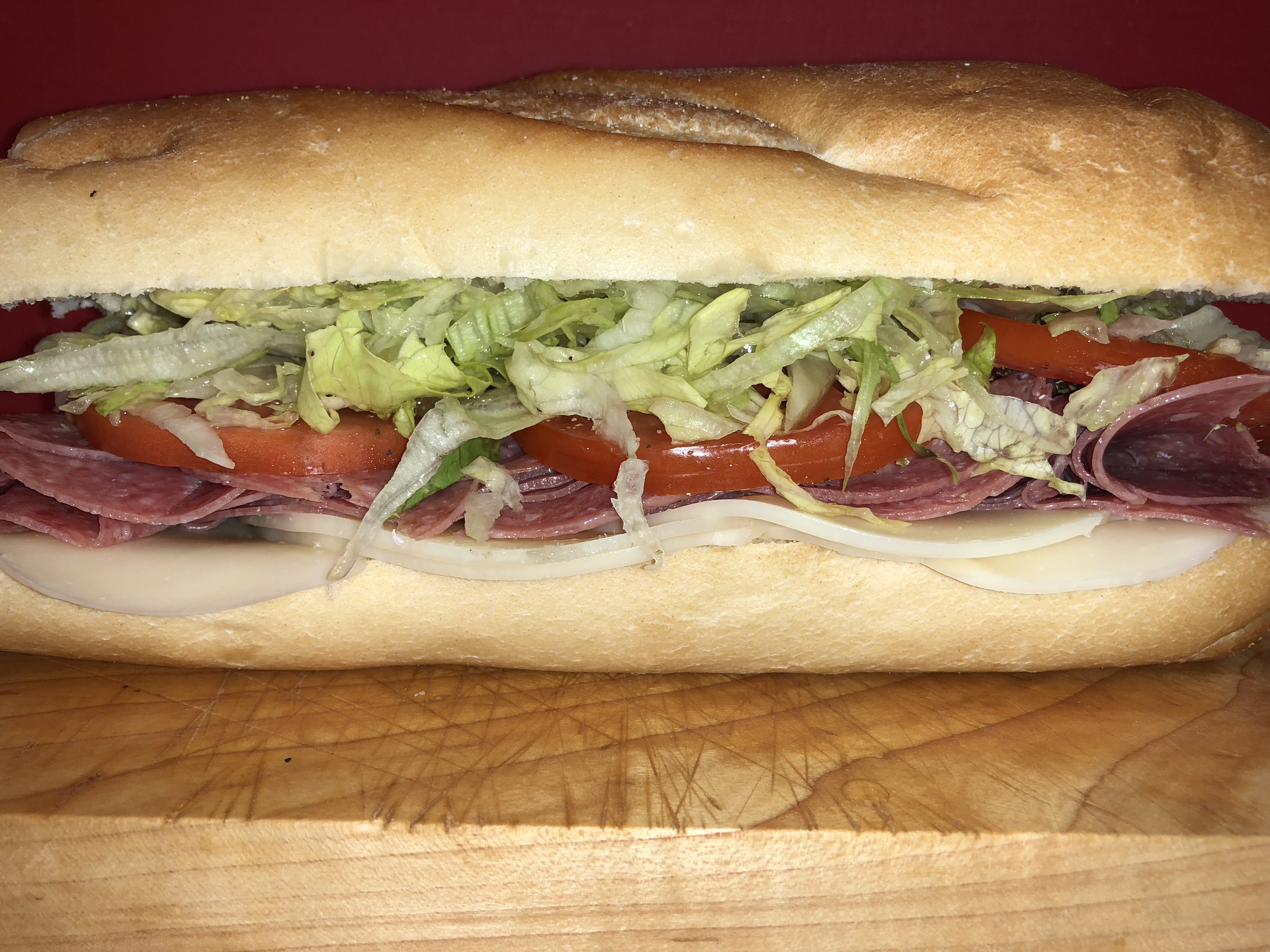 Order 9. Genoa Salami and Cheese Sub food online from Sub-Ology store, Cranford on bringmethat.com