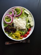 Order Greek Salad food online from Randy's Pizza store, Raleigh on bringmethat.com