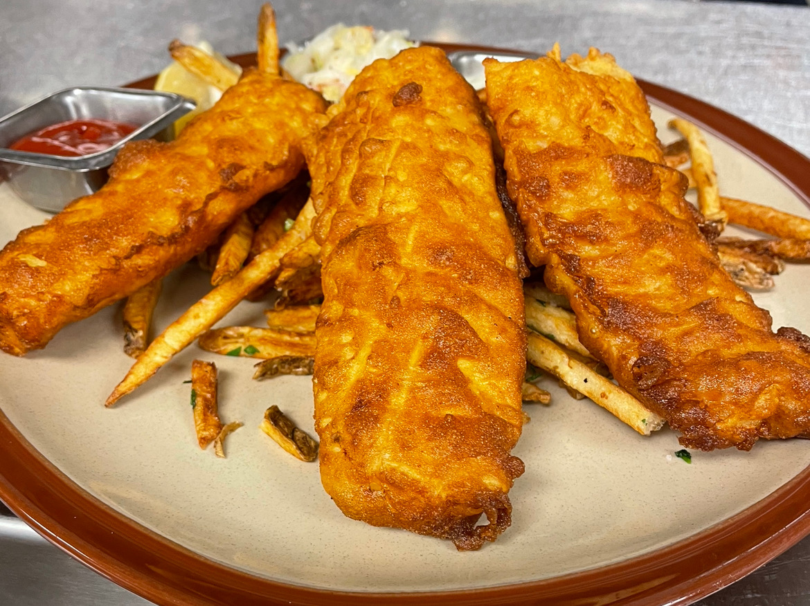 Order Fish and chips food online from Groundlevel 105 store, Lombard on bringmethat.com