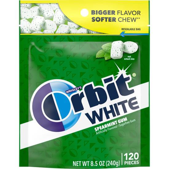Order Orbit White Spearmint Sugarfree Chewing Gum, 8.5 OZ, 120 CT food online from Cvs store, SUNNYVALE on bringmethat.com