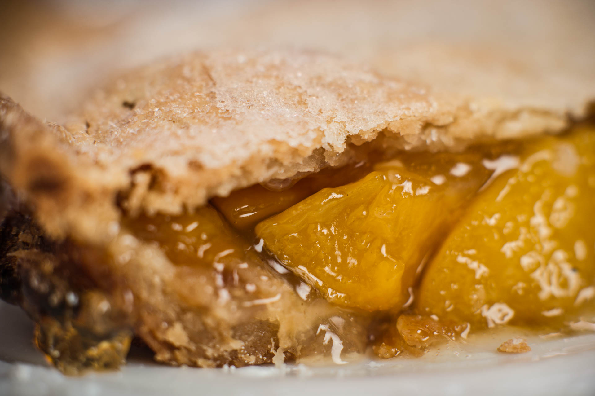 Order Peach Cobbler food online from C&J Barbeque store, College Station on bringmethat.com