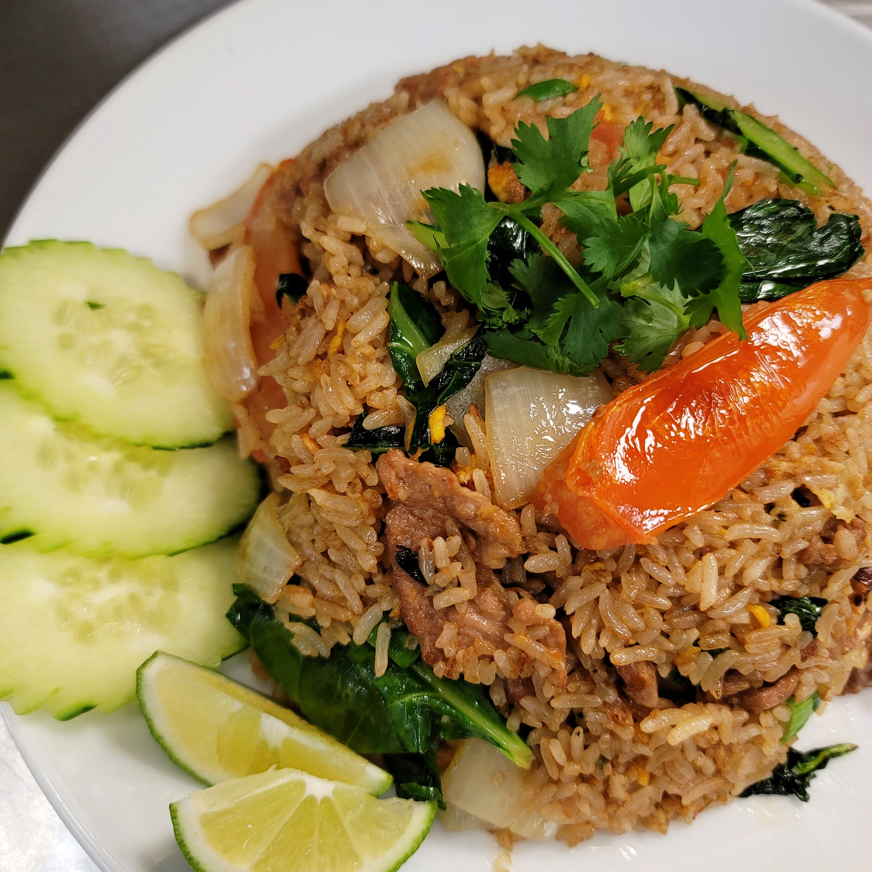 Order 35.Thai Fried Rice* food online from Ocha Thai Express store, Henderson on bringmethat.com